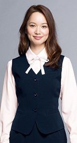 en joie(アンジョア) 11070 リーズナブルな価格が魅力!エコでおしゃれなベスト 無地 93-11070