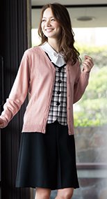 en joie(アンジョア) 71645 ボックスプリーツスカート風キュロット(53cm丈) 無地 93-71645