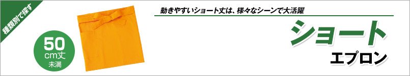 ショートエプロン