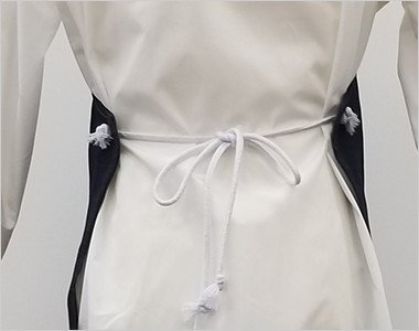 腰部分はリボンで結びときれいでおすすめ