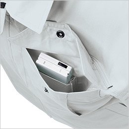 左胸 携帯電話収納ポケット