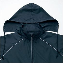 AZ2202 アイトス リフレクトジャケット(男女兼用) 収納できるフード