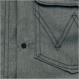 AZ64101 アイトス Wrangler(ラングラー) ジップアップジャケット(男女兼用) 丸カン止め