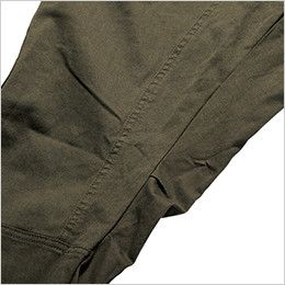 RP6906 ROCKY ツイルジョガーカーゴパンツ(男女兼用) さまざまな体勢にフィットする股下のマチで動きやすさアップ