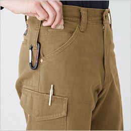 バートル 5202 ヴィンテージサテンカーゴパンツ(綿100%)(男女兼用)裾上げNG ツインループ
右 ペンさし