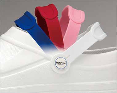 620 FOLK(フォーク) スクラビングシューズ「Choise!」(男女兼用) 4色のベルトがセットで、スクラブのカラーと自在にコーディネートができます