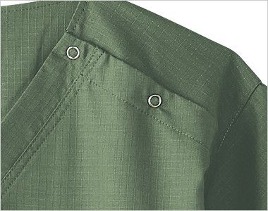 7045SC FOLK(フォーク)×Dickies スクラブ(男女兼用) 着脱のしやすいホック(リングドット)付き