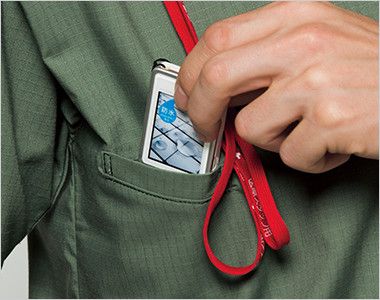 7045SC FOLK(フォーク)×Dickies スクラブ(男女兼用) 重みを分散する独自設計のPHS収納ポケット