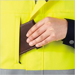 自重堂 82700 高視認性安全服 ブルゾン(年間定番生地使用) ファスナーポケット