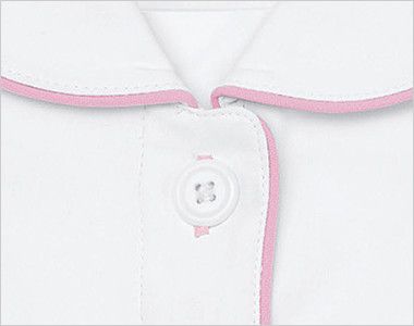 自重堂WHISEL WH12000 ワンピース パイピング(女性用) 配色のボタン穴かがり