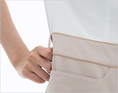 LH6277 ナガイレーベン(nagaileben) ビーズベリー 半袖ワンピース(女性用) ループ
