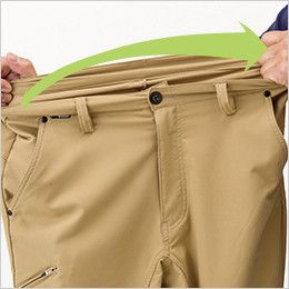 8464 TS DESIGN ウルトラストレッチメンズパンツ(脇ファスナー付)(男性用) ウエストストレッチ