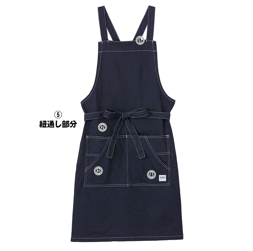 LCK79003 Lee 胸当てエプロン(男女兼用) 商品詳細・こだわりPOINT