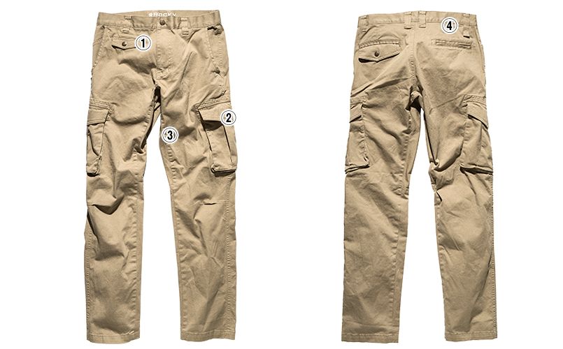 RP6904 ROCKY ツイルカーゴパンツ(男女兼用) 商品詳細・こだわりPOINT
