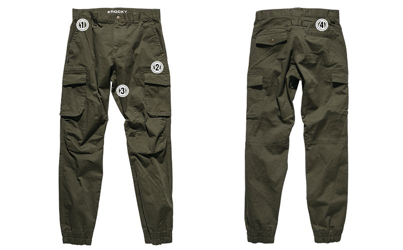 RP6906 ROCKY ツイルジョガーカーゴパンツ(男女兼用) 商品詳細・こだわりPOINT