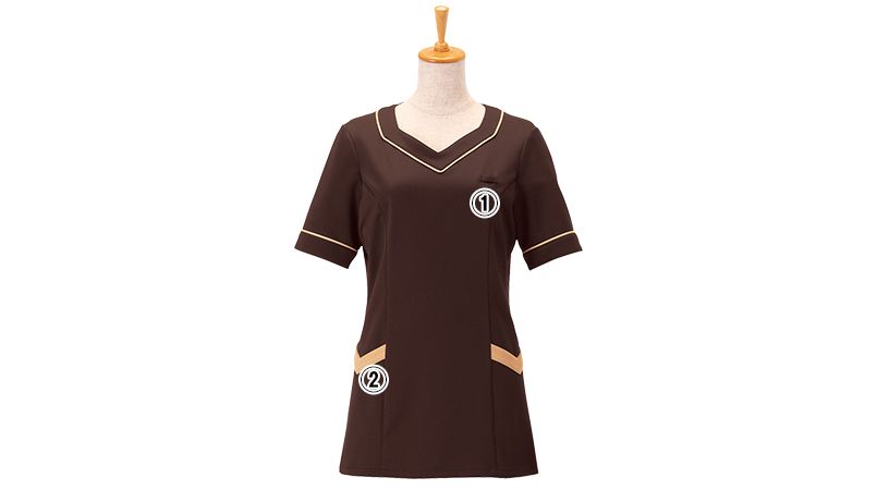 00105 BONUNI(ボストン商会) ニットワッフルシャツ/半袖(女性用) 商品詳細・こだわりPOINT
