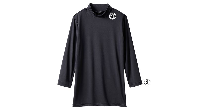 EPU421-1 MONTBLANC モックネックシャツ/8分袖(男女兼用) 商品詳細・こだわりPOINT